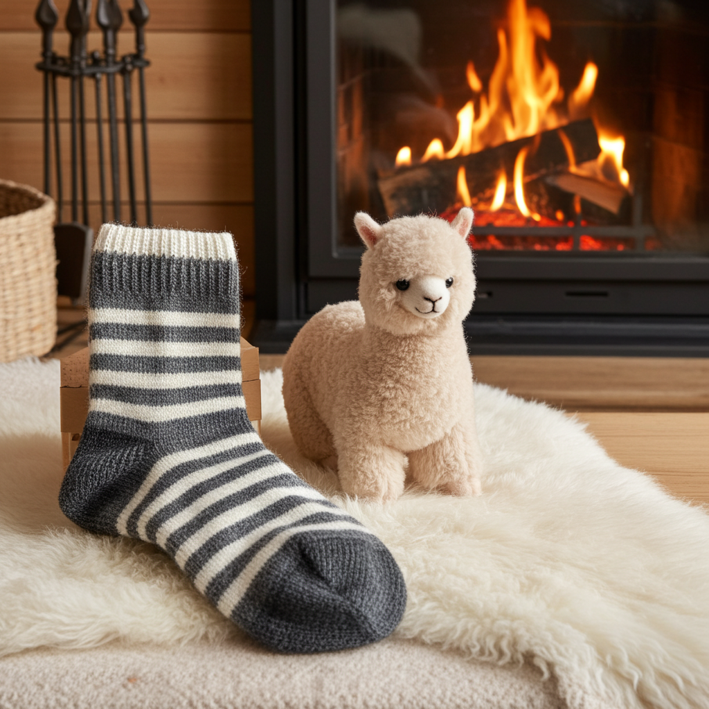 Alpaka Kindersocken