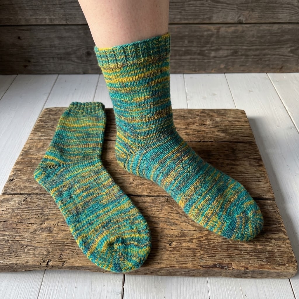Alpaka Socken wie von Oma gestrickt
