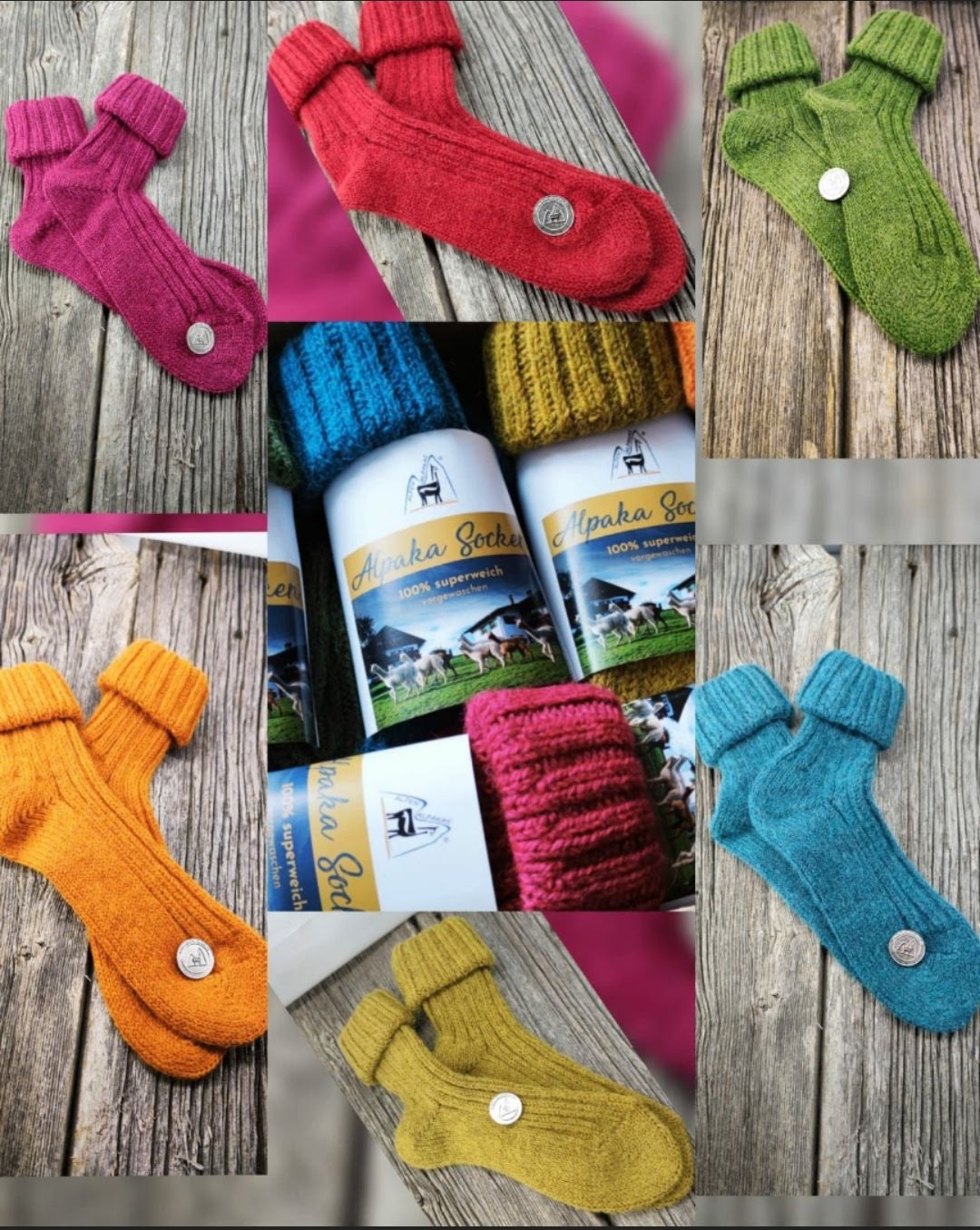 Alpaka Kuschel Socken