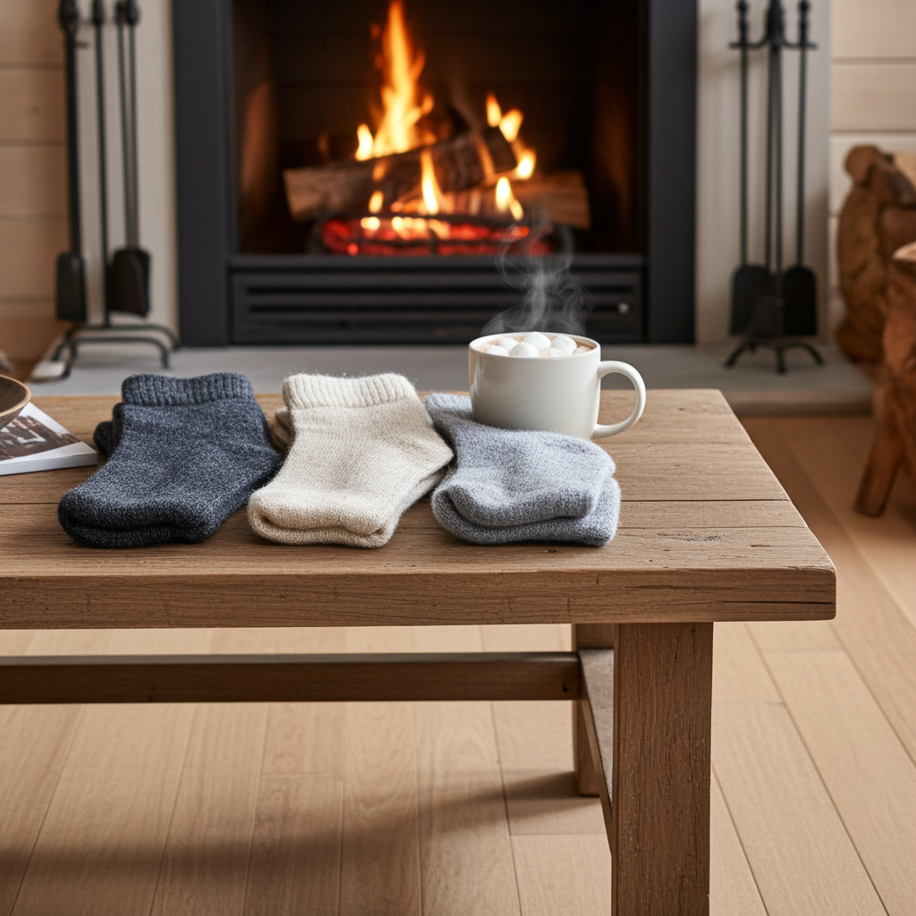 Alpaka Socken dünn